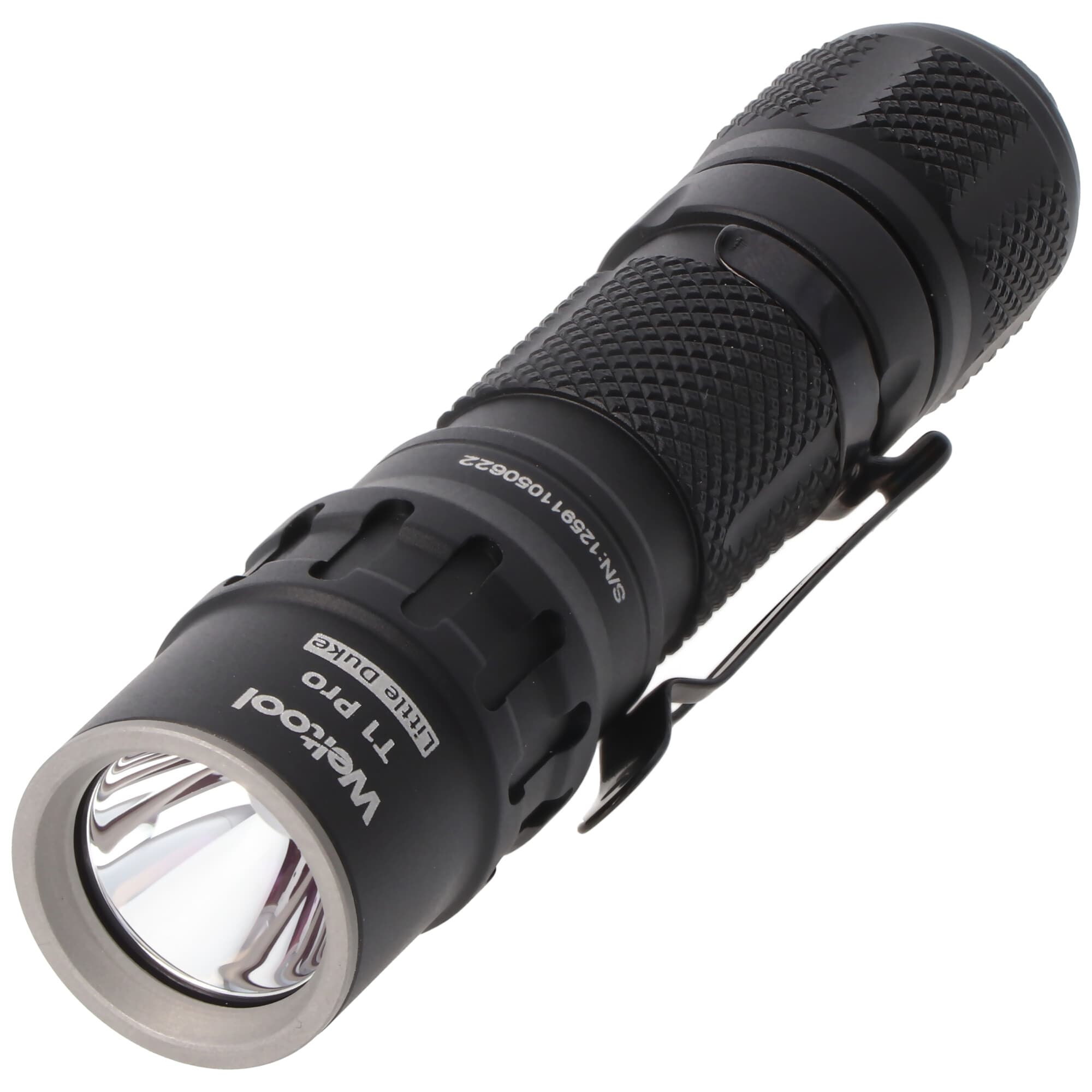 Weltool T1Pro Lampe Torche LED 540 Lumens Mini Torche Ultra Compacte et Légère Comprend 14500 Batterie Li-Ion